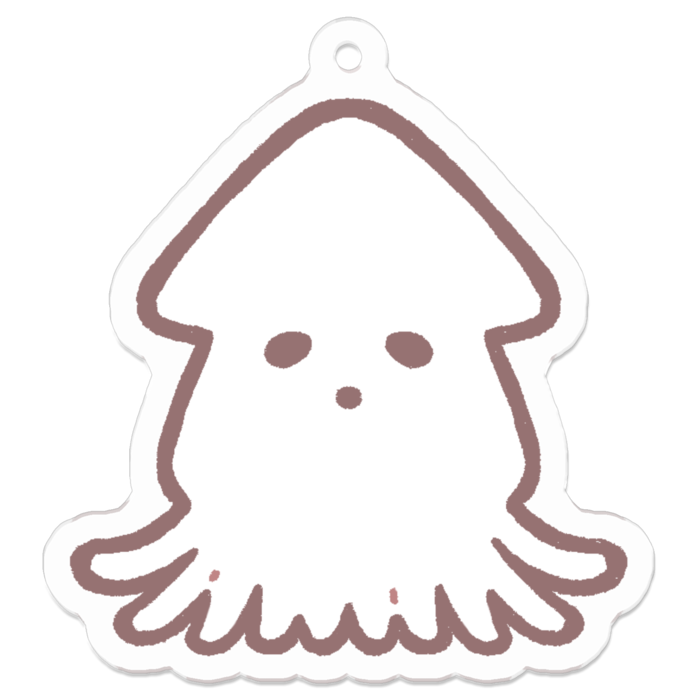 アクリルキーホルダー（コーティング） - 50 x 50 (mm)