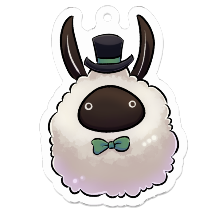 アクリルキーホルダー - 50 x 50 (mm)