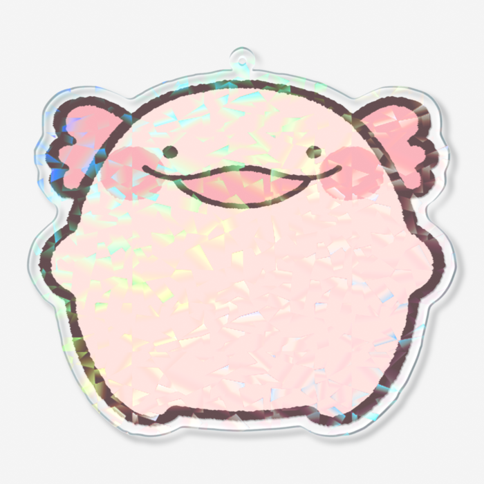 ホログラムアクリルキーホルダー - 100 × 100mm