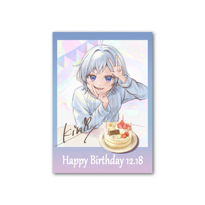 フォト風カード - 縦 - 両面