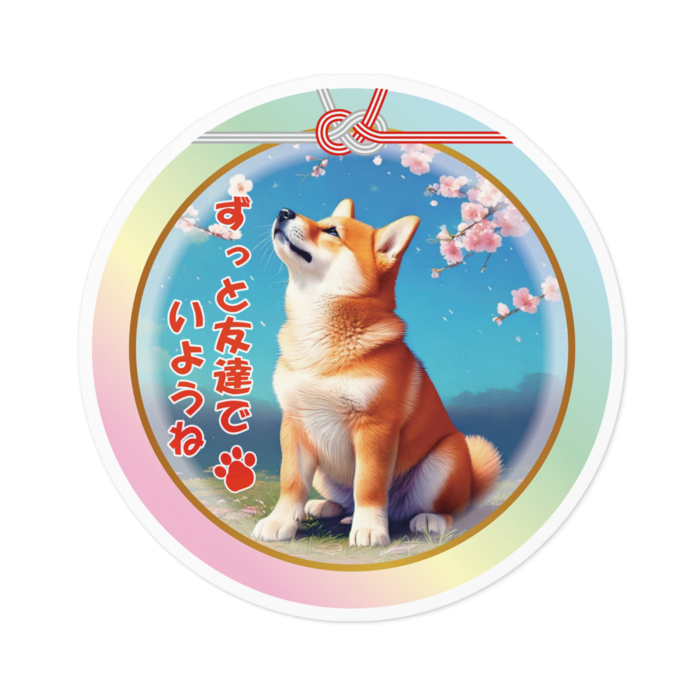 ステッカー - 100 x 100 (mm)