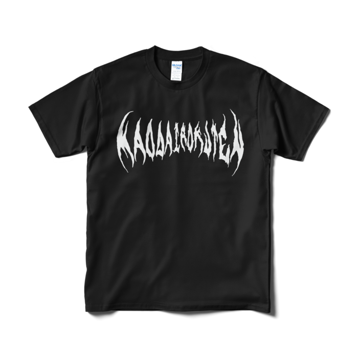 Tシャツ（短納期） - M - 黒地×白ロゴ