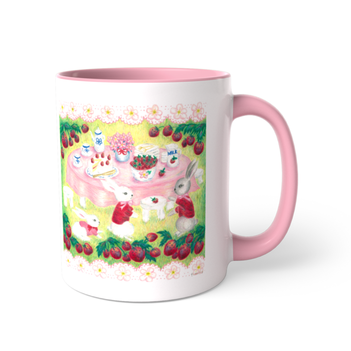 ツートンカラーマグカップ - 直径 8.2cm / 高さ 9.5cm