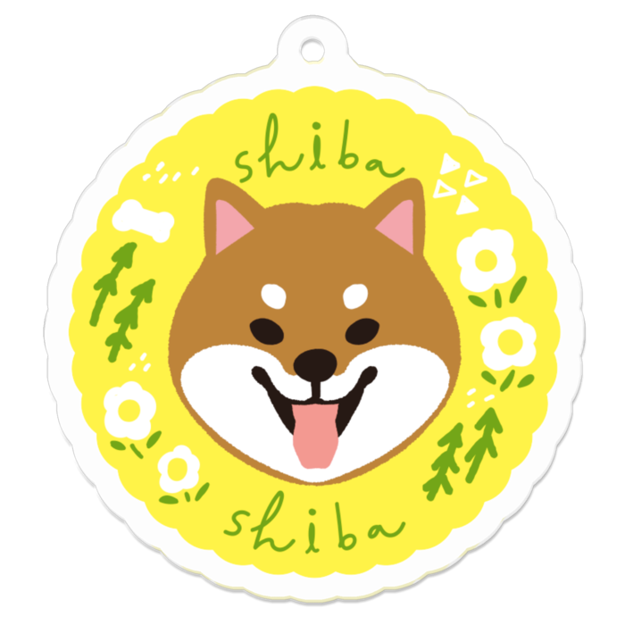 アクリルキーホルダー - 50 x 50 (mm)