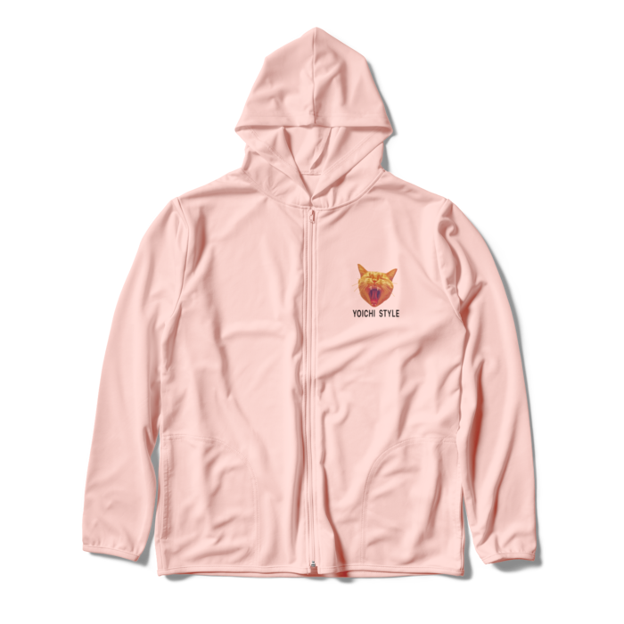 ジップパーカー - XL - ライトピンク