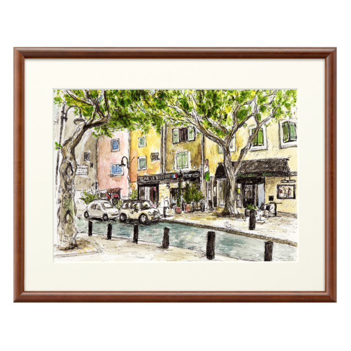 A4 - 額縁・ブラウン