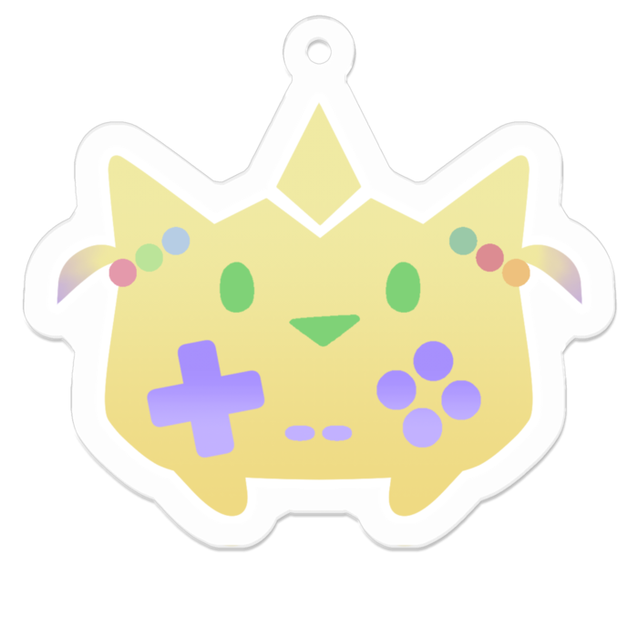 アクリルキーホルダー(コーティング) - 50 x 50 (mm)