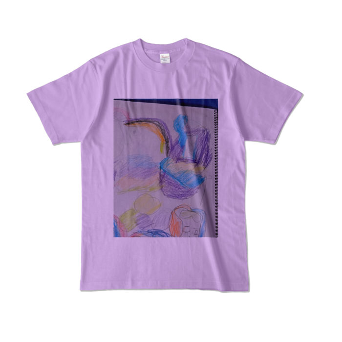 カラーTシャツ - L - ライトパープル (淡色)