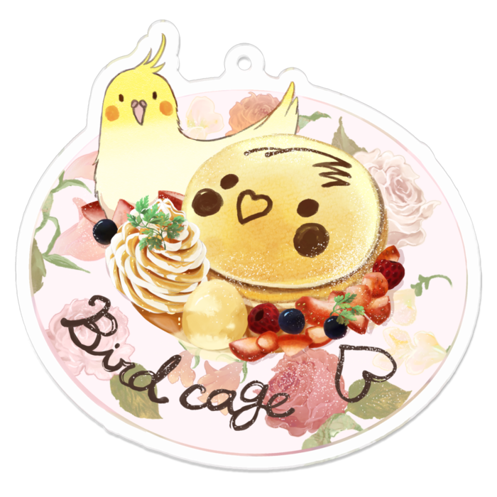 アクリルキーホルダー - 70 x 70 (mm)