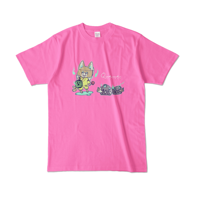 カラーTシャツ - L - ピンク
