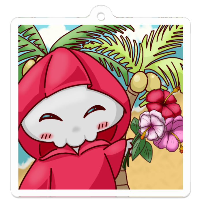 アクリルキーホルダー - 50 x 50 (mm)