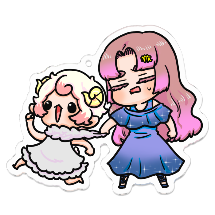 アクリルキーホルダー - 70 x 70 (mm)