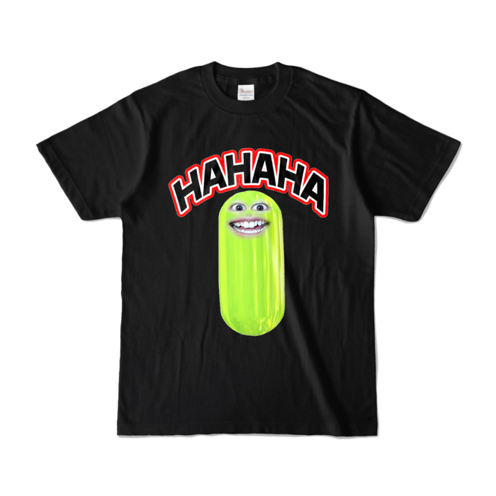 [正面]カラーTシャツ - S - ブラック