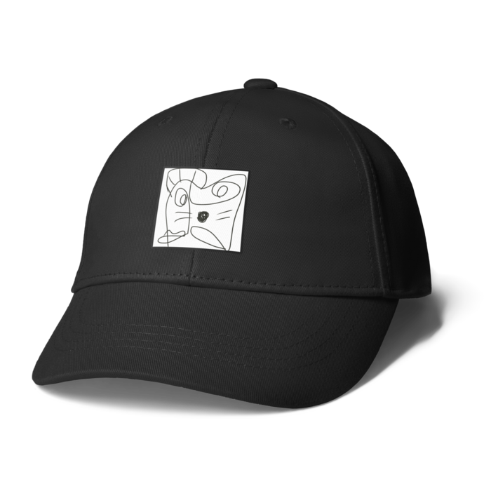 キャップ - ブラック