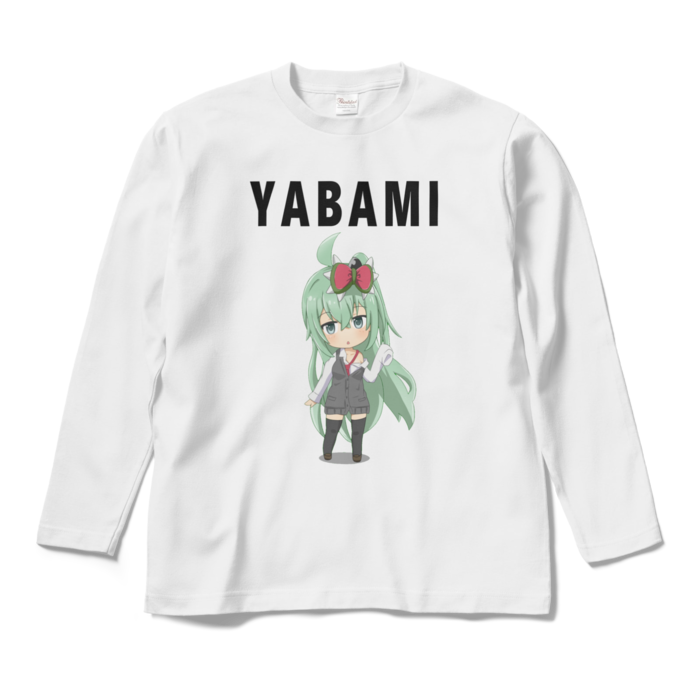 ネアちゃんyabami ロングスリーブtシャツ ホワイト キャラ入り ネアちゃんショップ 公式 Booth