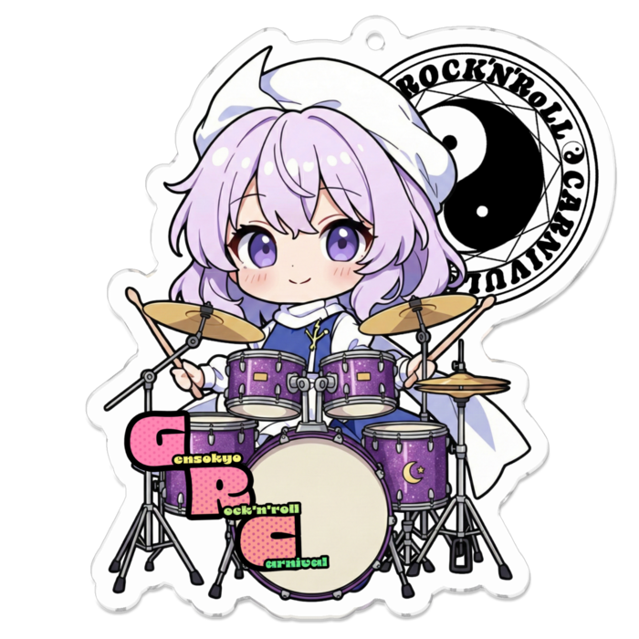 アクリルキーホルダー - 70 x 70 (mm)