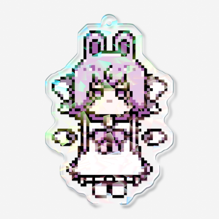 ホログラムアクリルキーホルダー - 70 × 70mm
