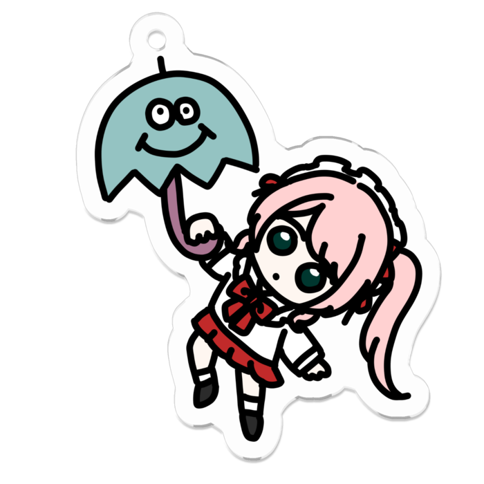 アクリルキーホルダー - 50 x 50 (mm)