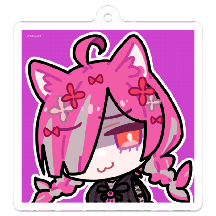 アクリルキーホルダー - 50 x 50 (mm)