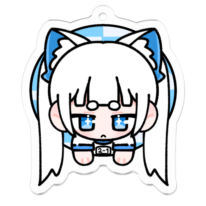 アクリルキーホルダー - 50 x 50 (mm)