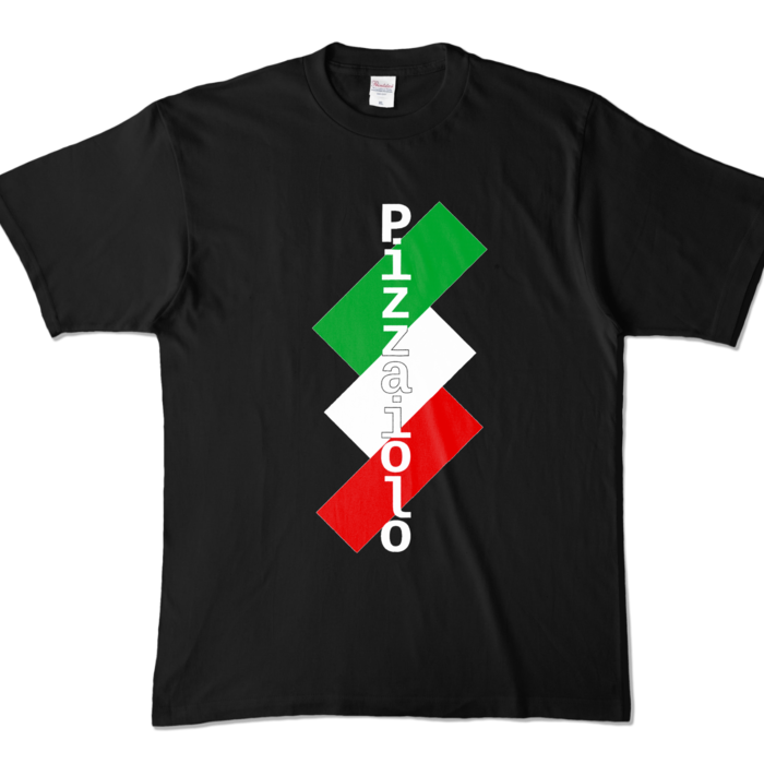 ピザ職人Tシャツ - XL - ブラック (濃色)