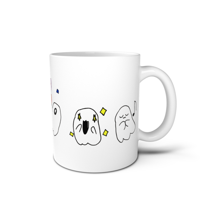 マグカップ - 直径 8 cm / 高さ 9.5 cm