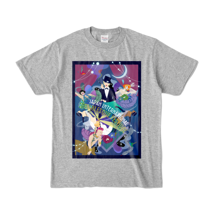 カラーTシャツ - S - 杢グレー (濃色)