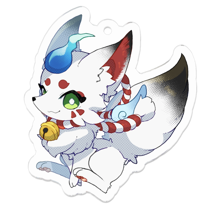 アクリルキーホルダー - 50 x 50 (mm)