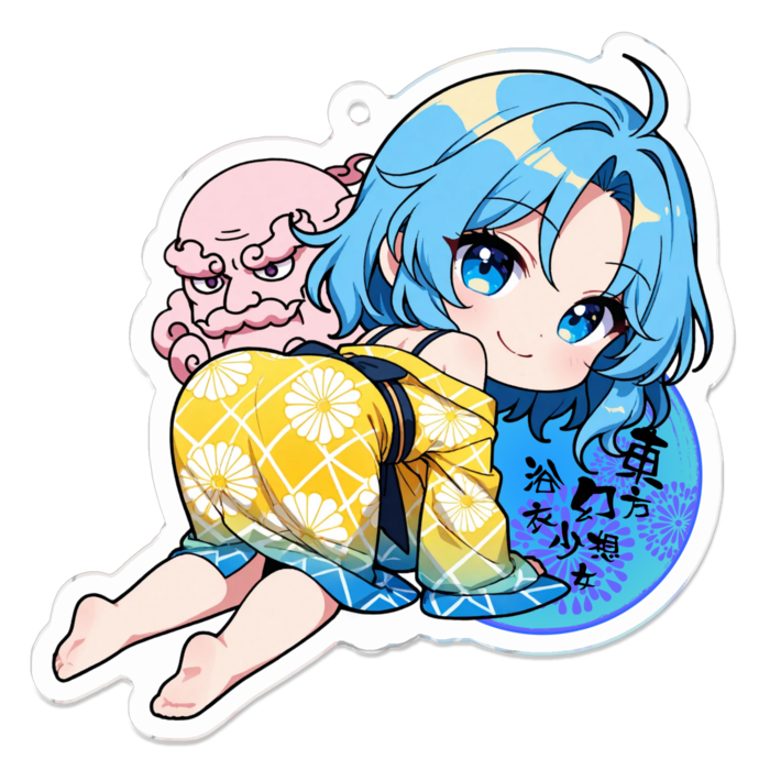 アクリルキーホルダー - 70 x 70 (mm)