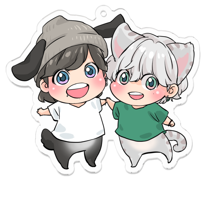 アクリルキーホルダー - 70 x 70 (mm)