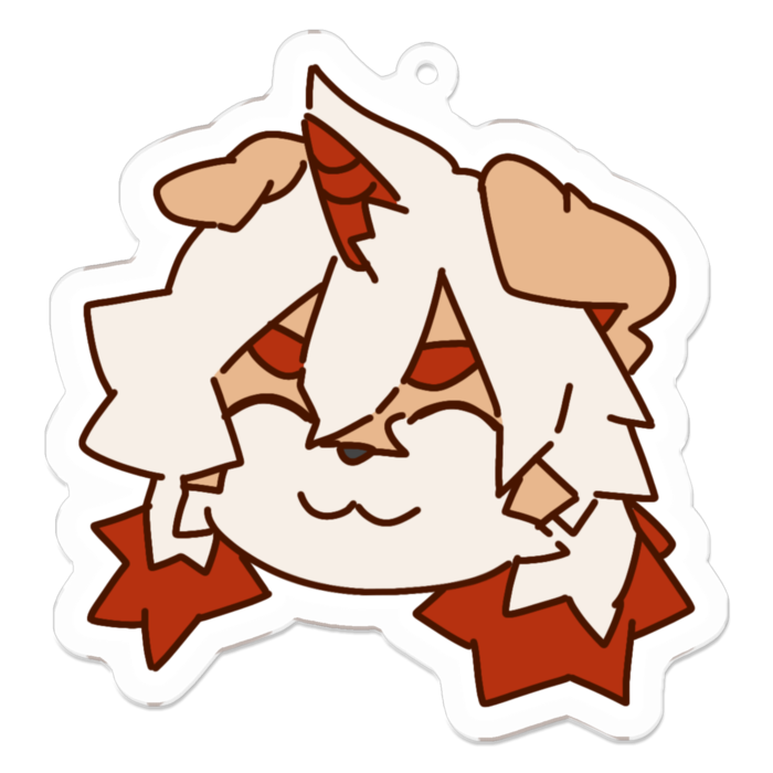 アクリルキーホルダー - 70 x 70 (mm)