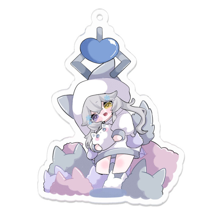 アクリルキーホルダー - 70 x 70 (mm)