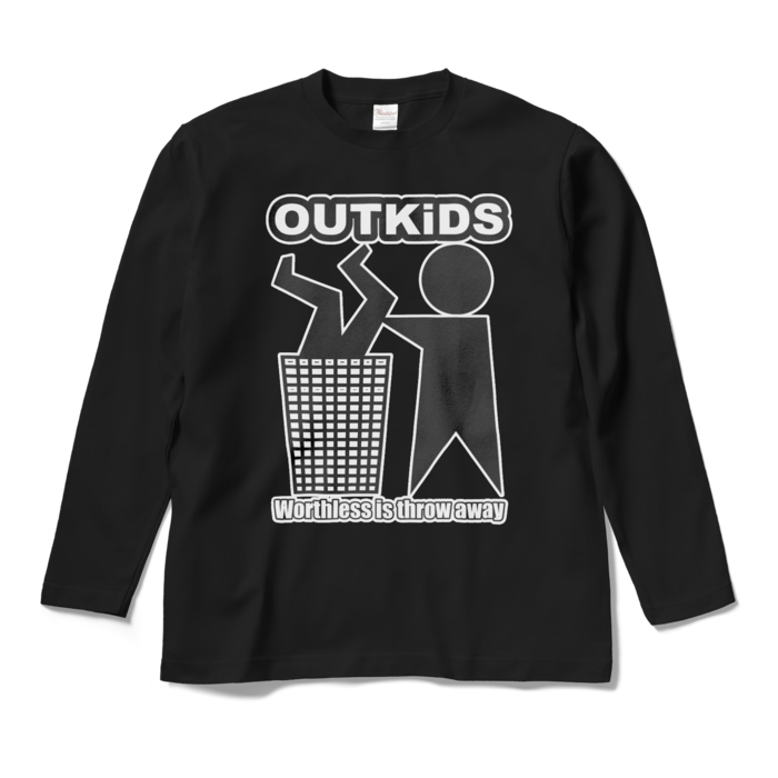 ロングスリーブTシャツ - M - ブラック