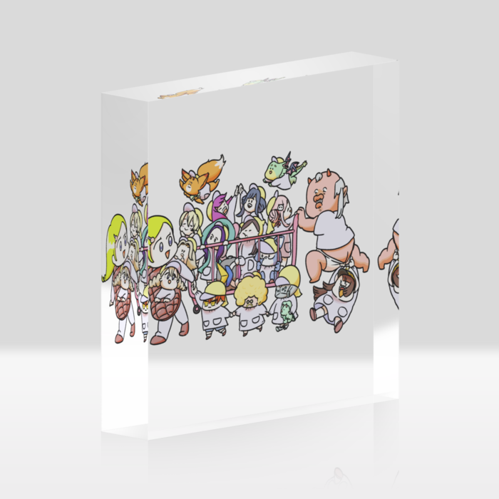 アクリルブロック - 100x100mm
