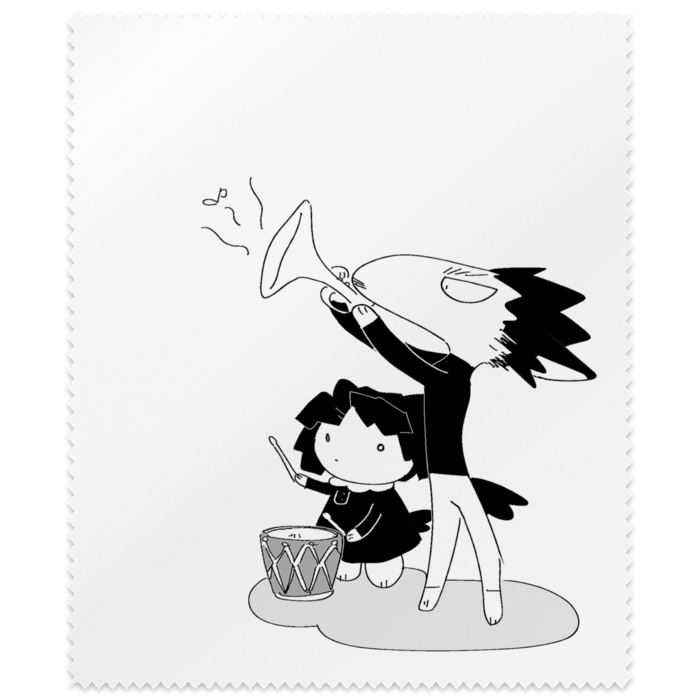【わんこ兄妹】メガネ拭き
