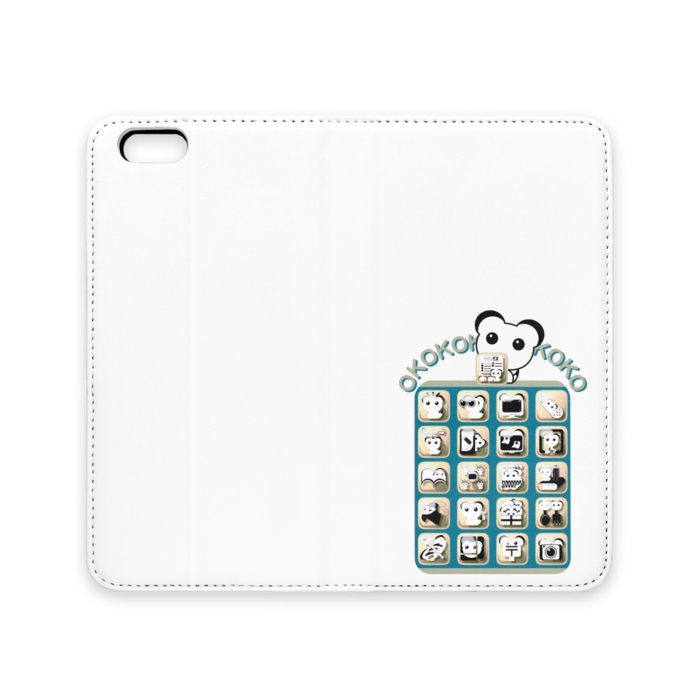 手帳型iPhoneケース（ベルトなし） - iPhone 6 Plus / 6s Plus - ストラップ穴 なし