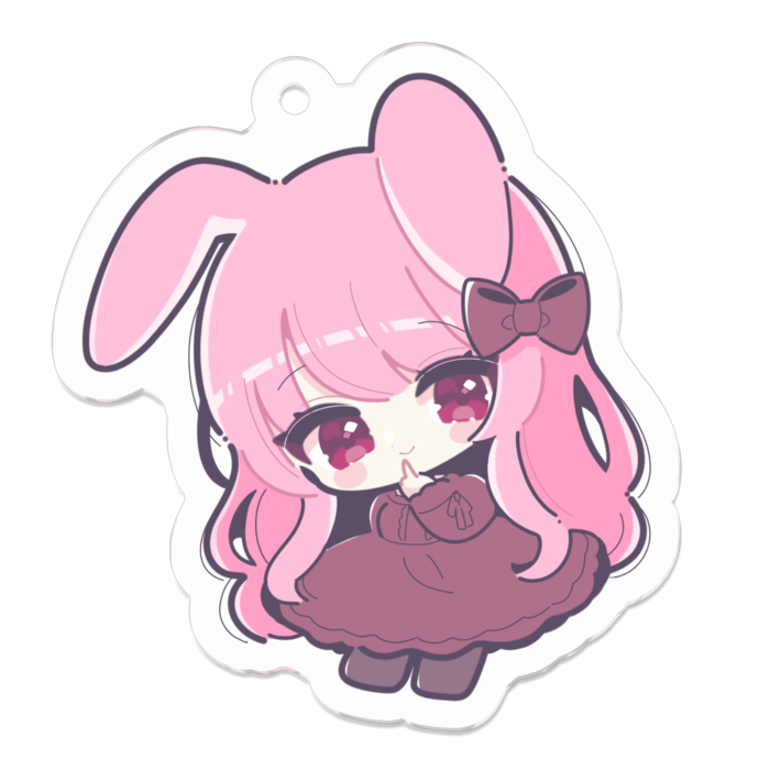 アクリルキーホルダー - 50 x 50 (mm)