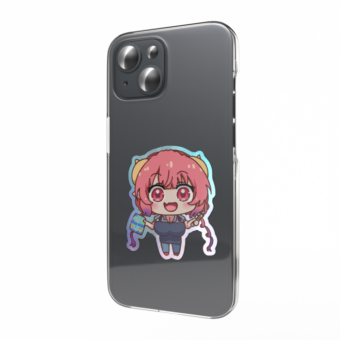 オーロラスマホステッカー - 縦