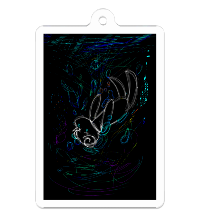 アクリルキーホルダー - 50 x 50 (mm)