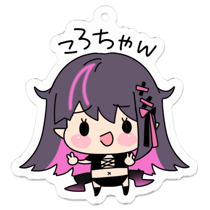 アクリルキーホルダー（コーティング） - 50 x 50 (mm)