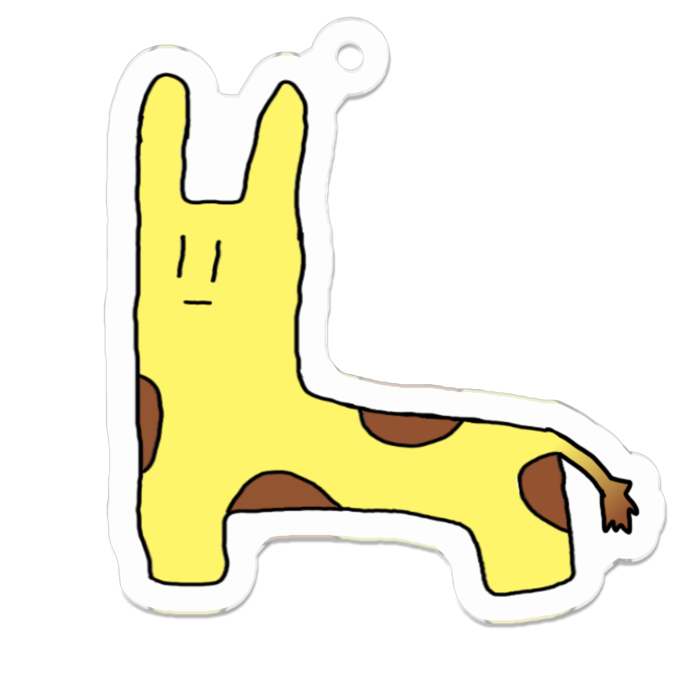 アクリルキーホルダー - 50 x 50 (mm)