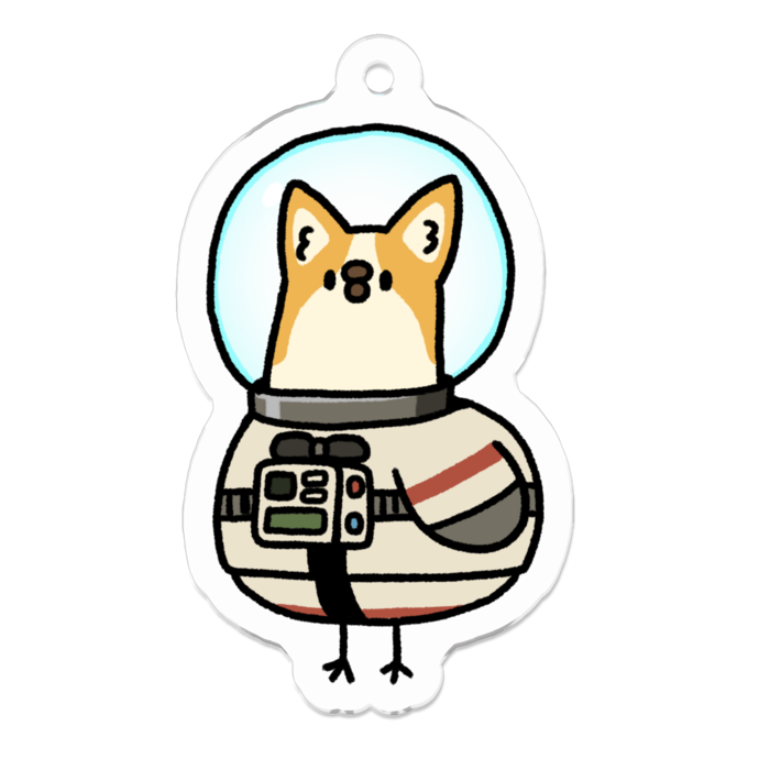 アクリルキーホルダー - 50 x 50 (mm)