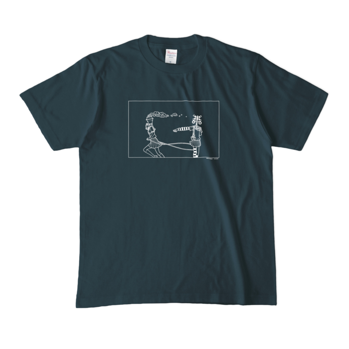 カラーTシャツ(濃色) - M - デニム