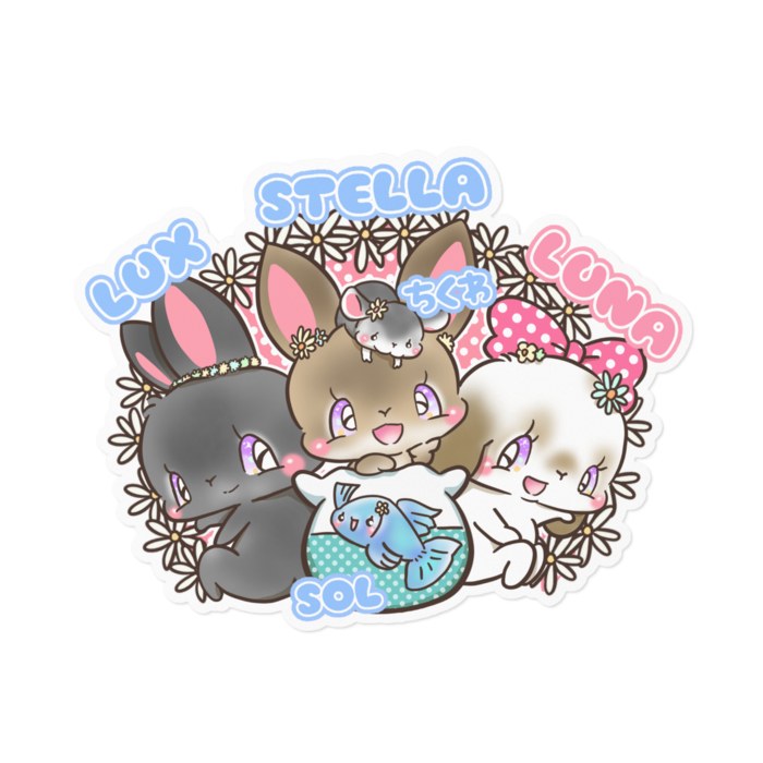 ステッカー - 160 x 160 (mm)