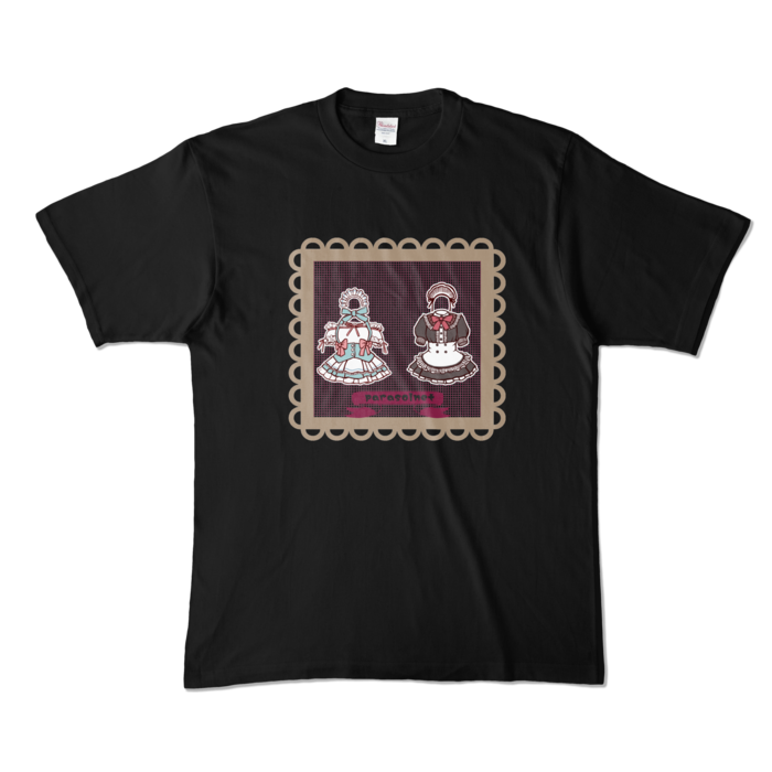 カラーTシャツ - XL - ブラック (濃色)