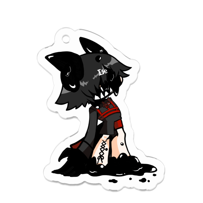 アクリルキーホルダー - 50 x 50 (mm)