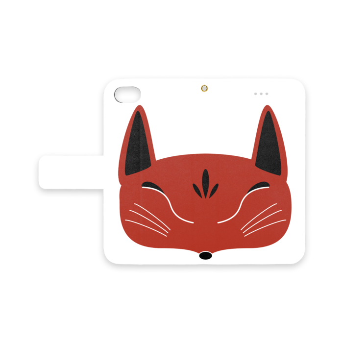 手帳型iPhoneケース - iPhone 8 / 7 / SE2 - ストラップ穴 あり
