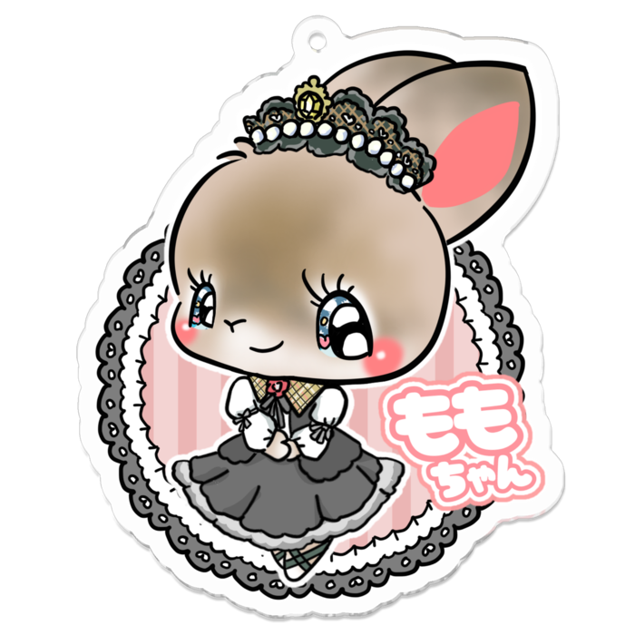 アクリルキーホルダー（コーティング） - 70 x 70 (mm)