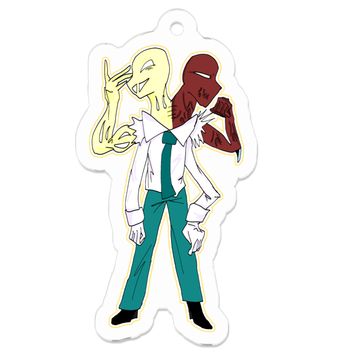 アクリルキーホルダー - 50 x 50 (mm)