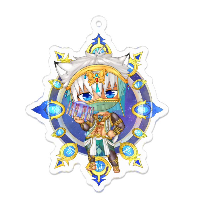 アクリルキーホルダー - 70 x 70 (mm)